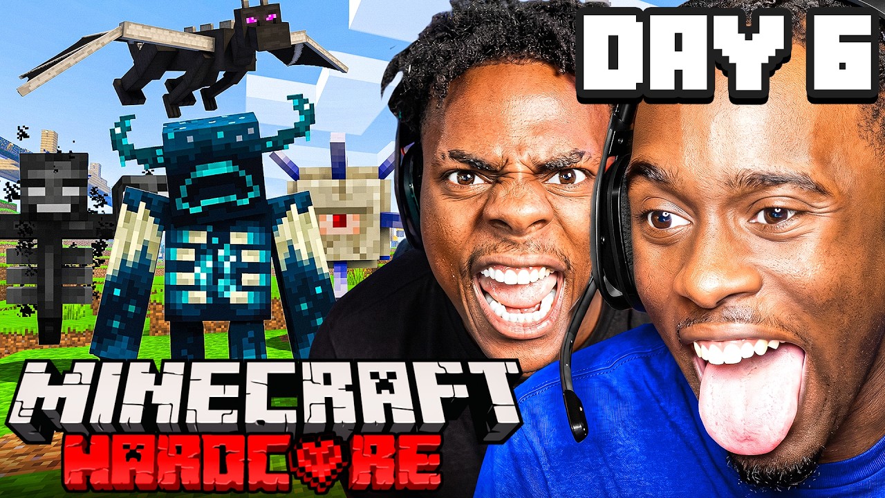 FINAL BOSS RIGHT NOW ⛏️🧱 KAI & SPEED HARDCORE MINECRAFT MARATHON | DAY 6 PART 1