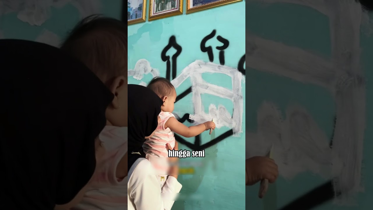 Wanita Ini Iseng Mural Masjidil Haram Di Rumahnya😍