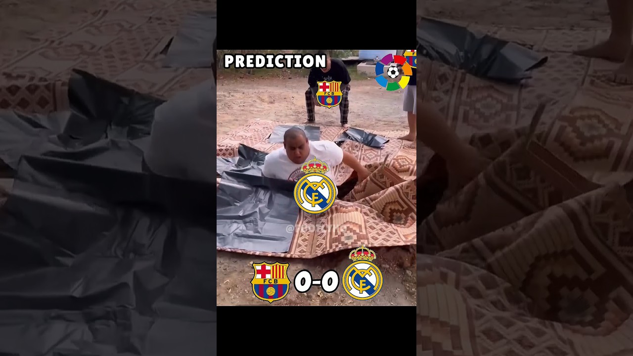 Real Madrid vs Barcelona 🌪️ #laliga