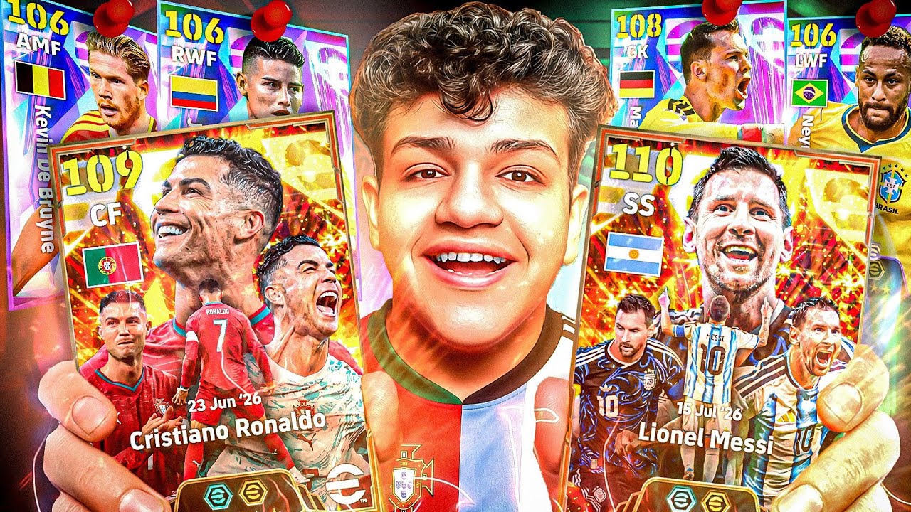 صرفت كل فلوسي على أفضل بكج في تاريخ اللعبة 🤯🔥 تفجير بكج رونالدو وميسي الجديد 🚀 eFootball 26