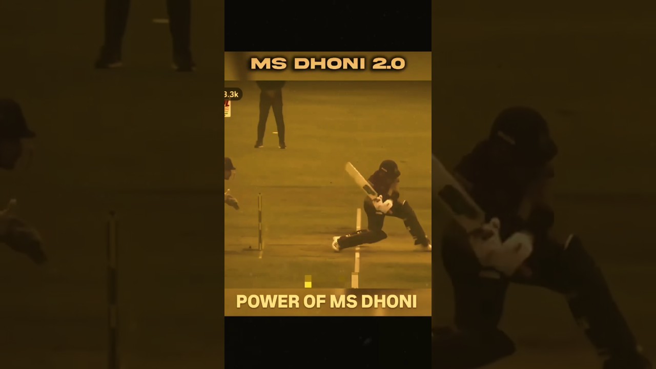 MS Dhoni 2.0: The Finisher is BACK! ⚡🏏 #MSDhoni #ipl2026