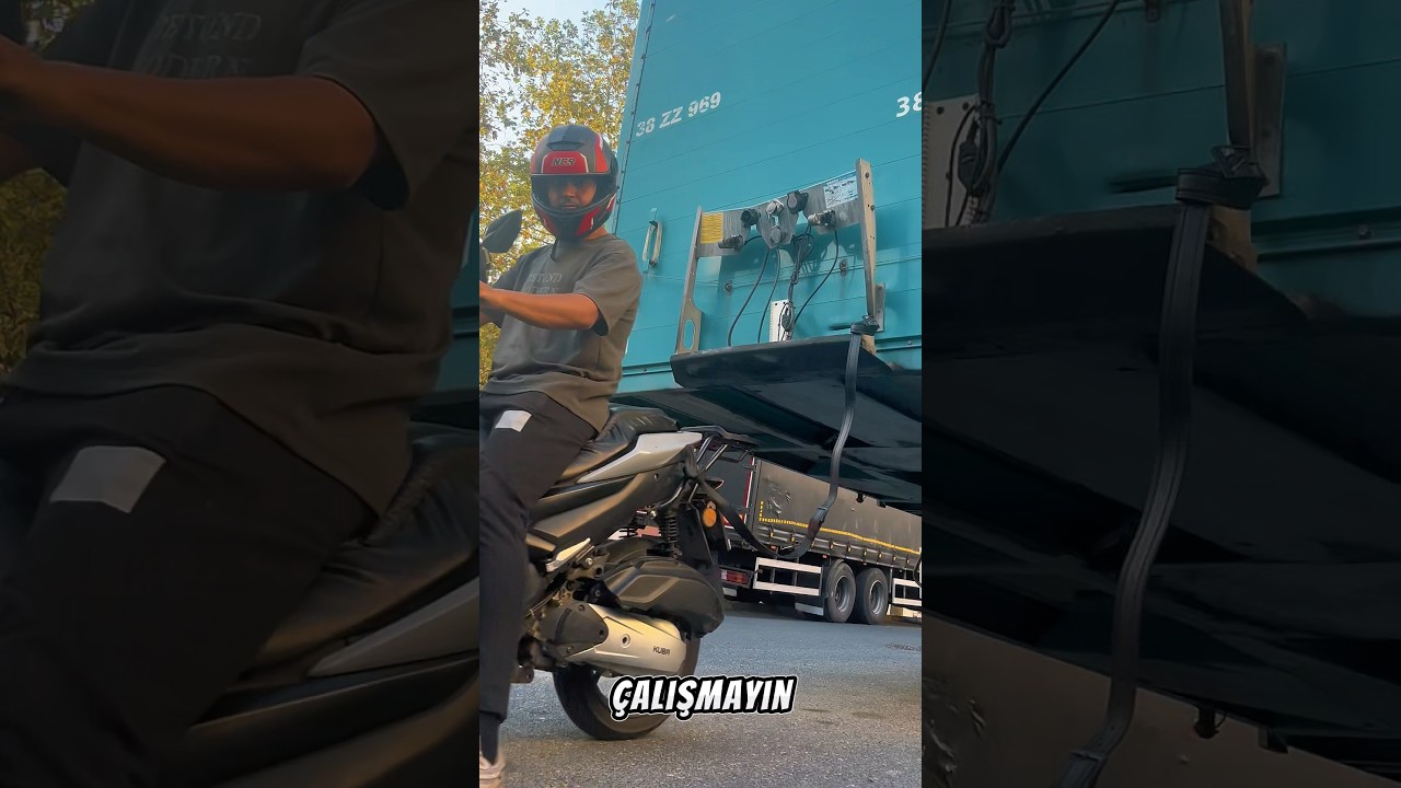 Motosikletle TIR Çekmeyin