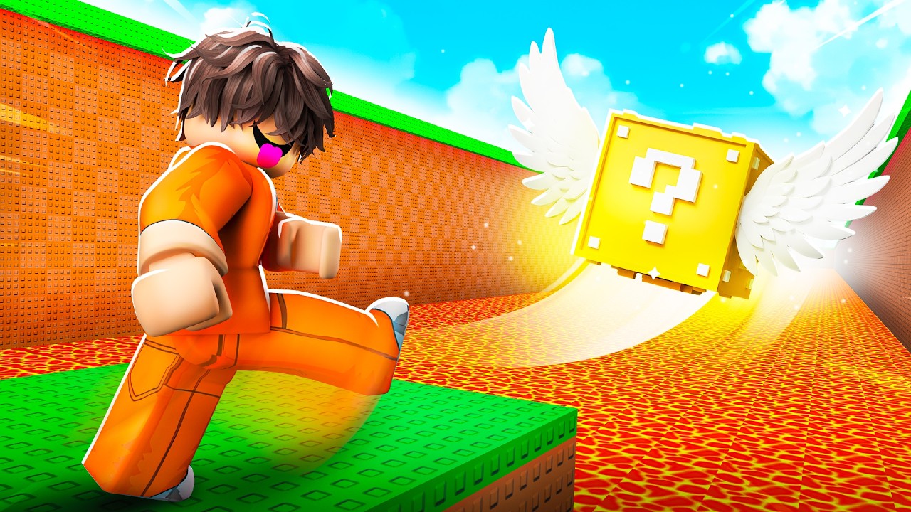 ربلوكس شوت لوكي بلوك لاطول مسافة ! Kick a lucky block