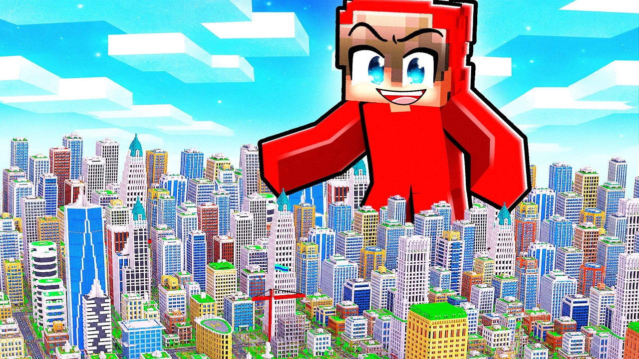I Built MY OWN CITY in Minecraft!