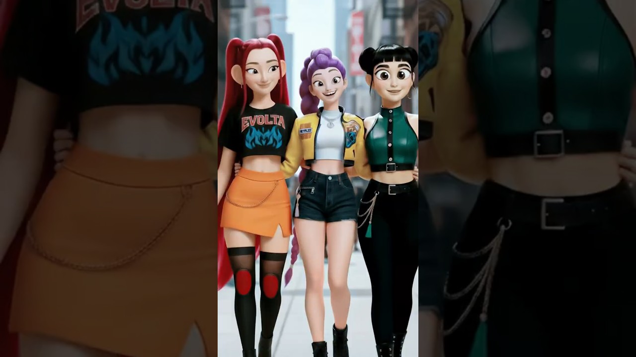 ✨💖👑 Rumi's confidence GLOW UP with Mira & Zoey! #shorts #kpop #rumi