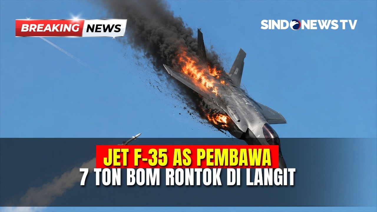 Jet F-35 AS Pembawa 7 Ton Bom Rontok di Langit Konflik Timur Tengah! | BREAKING NEWS