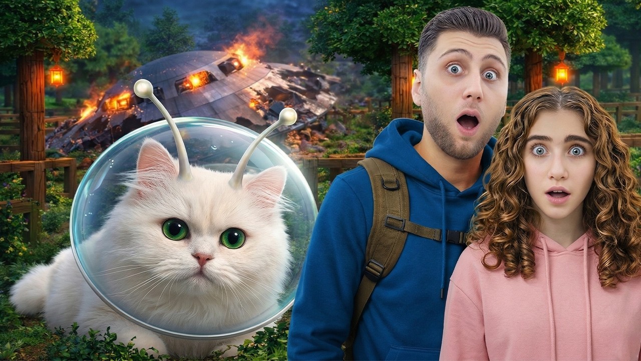 لقيت قط فضائي في عالم ماين كرافت !!