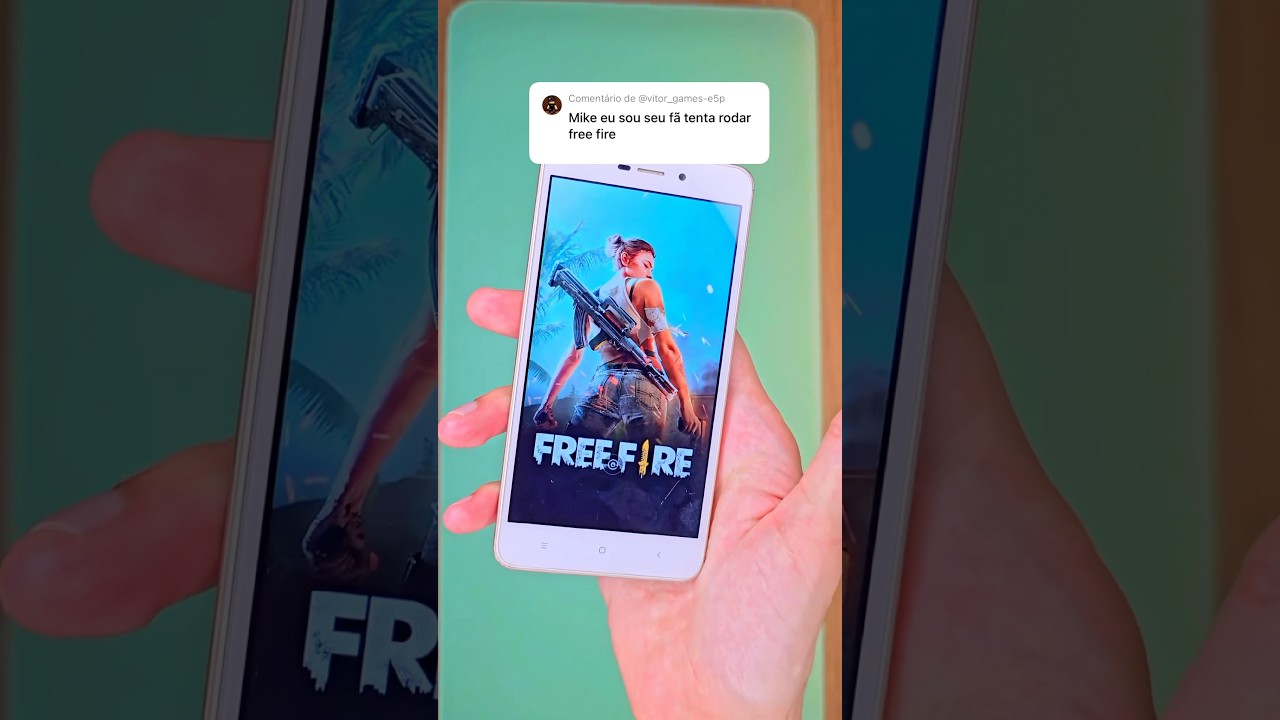 Será que o PIOR celular da shopee roda Free Fire? Redmi 4A #ff
