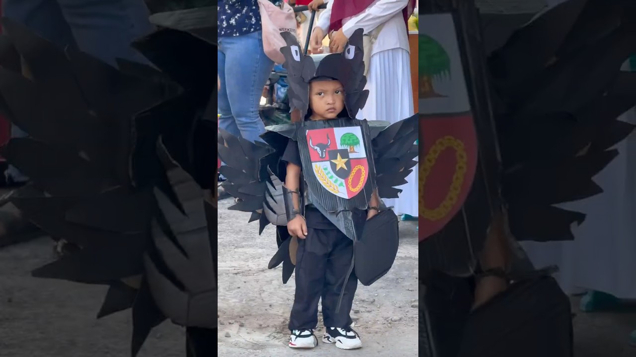 Deo & Vano lihat Karnaval 🚲 Hias 🎉 #karnaval #17agustus