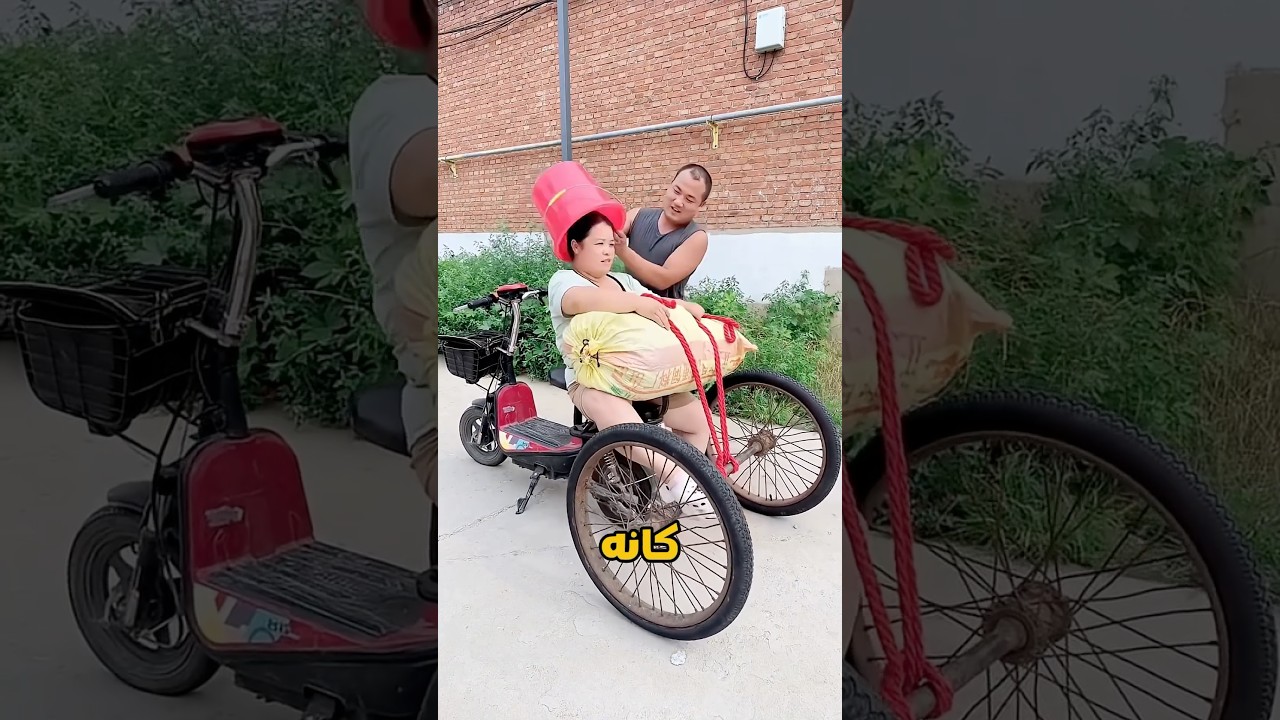 عندما يكون لديك الكثير من الأشياء وسكوتر واحد😂🛵