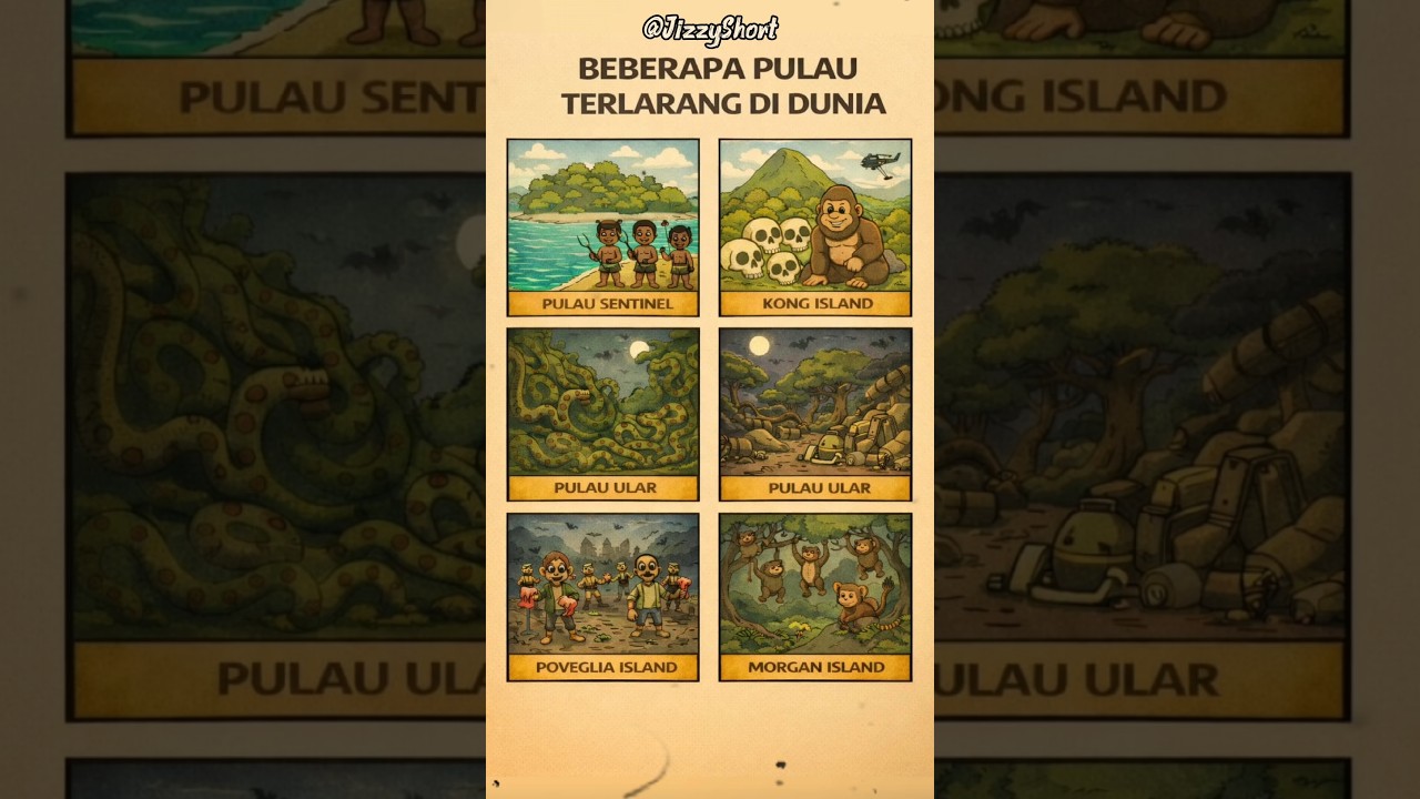 Tiga Pulau Ini Jangan Pernah Kamu Kunjungi #shorts