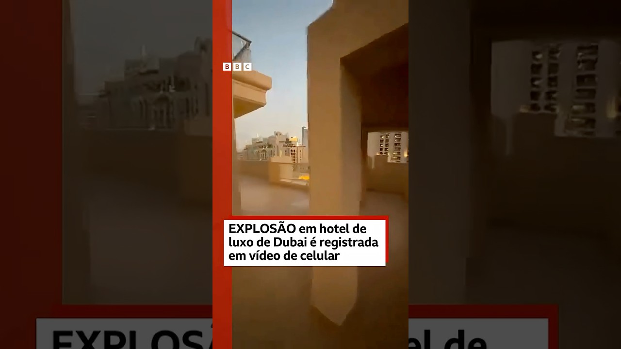 VÍDEO: Explosão em região de luxo em Dubai 🚨 🇦🇪