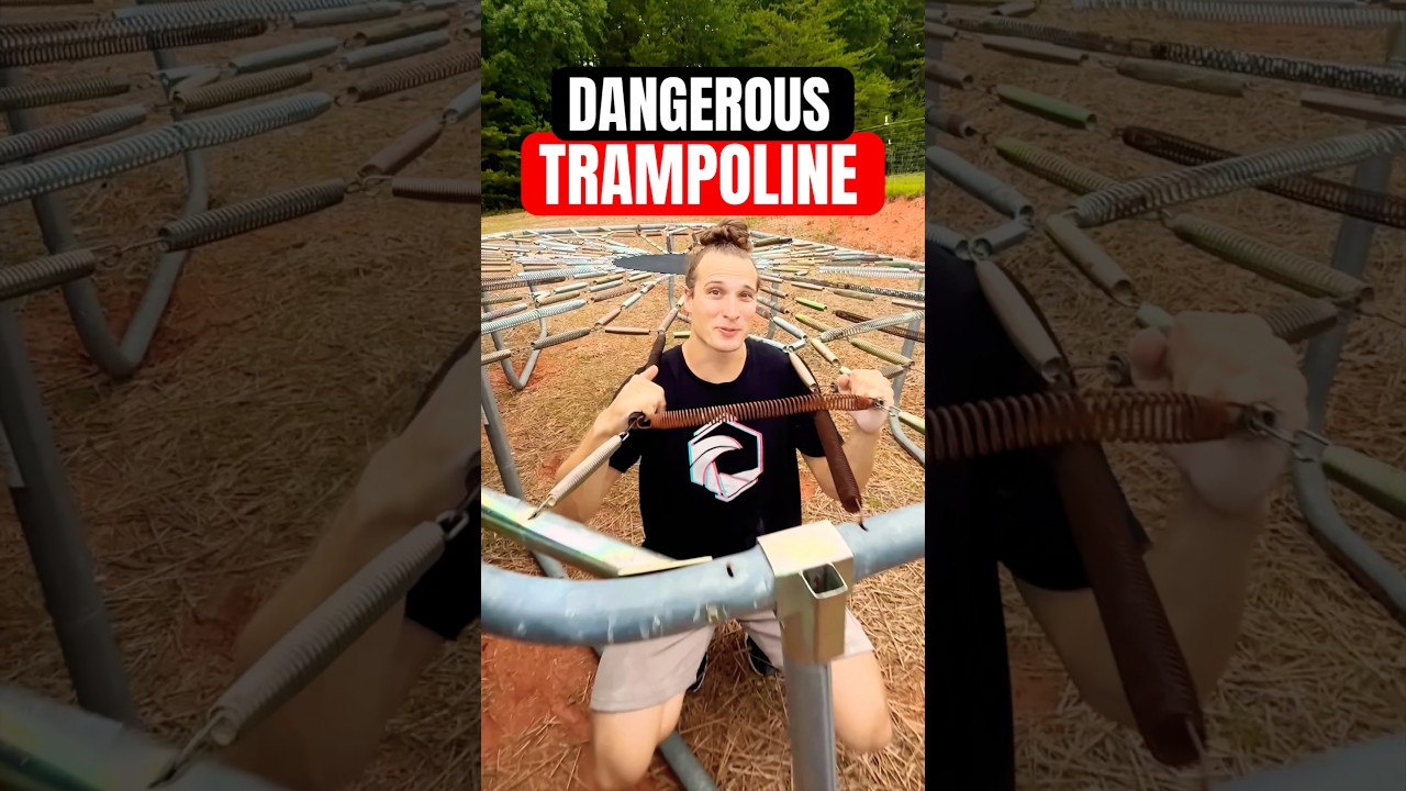 $1 VS $50,000 TRAMPOLINE 😱