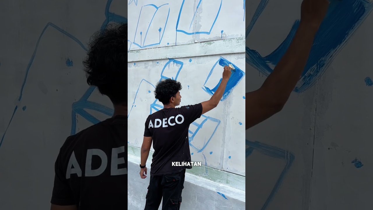Gak tahan banget lihat tembok kosong #mural ini ada di pondok Al-ihsan