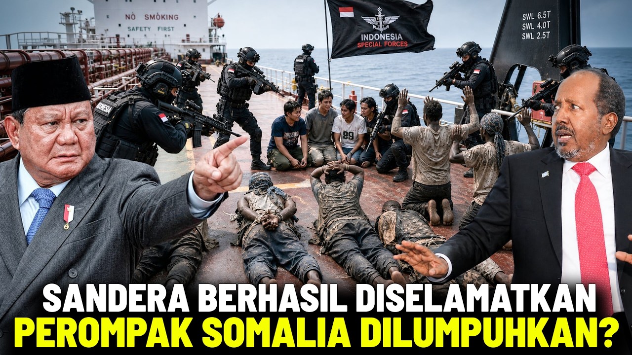 Prabowo Murka WNI Disandera Perompak! Bajak Laut Somalia Panik Operasi Langsung Pasukan Khusus TNI?