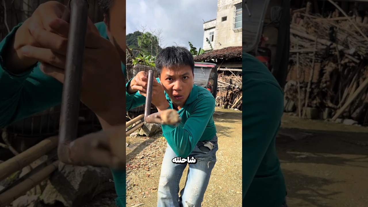 أراد تشغيل شاحنة جده القديمة 😮 ؟!