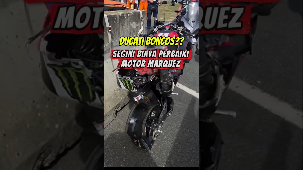 Bikin Kaget! Berapa Biaya Perbaikan Motor Marc Marquez #beritamotogp #motogp2026 #motogplemans