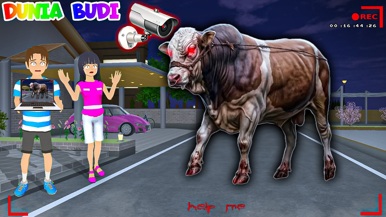 Yuta Mio Panik! CCTV Merekam HANTU SAPI QURBAN Di Depan Rumah😱
