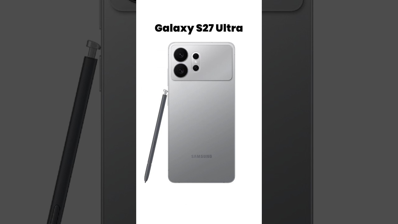 هل هذا هو تصميم Samsung Galaxy S27 Ultra الجديد 🤯 تسريبات صادمة!  #samsung   #s27ultra