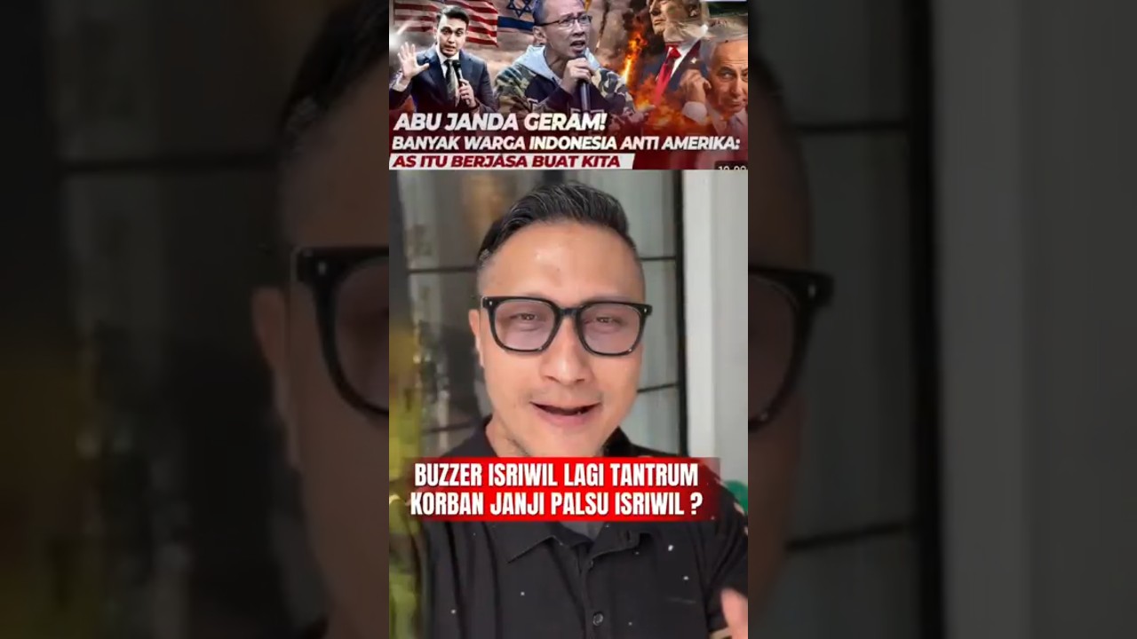 ari untung sindir abu janda si buzzer israel tantrum dikibulin israel? #israel #iran #fyp #news