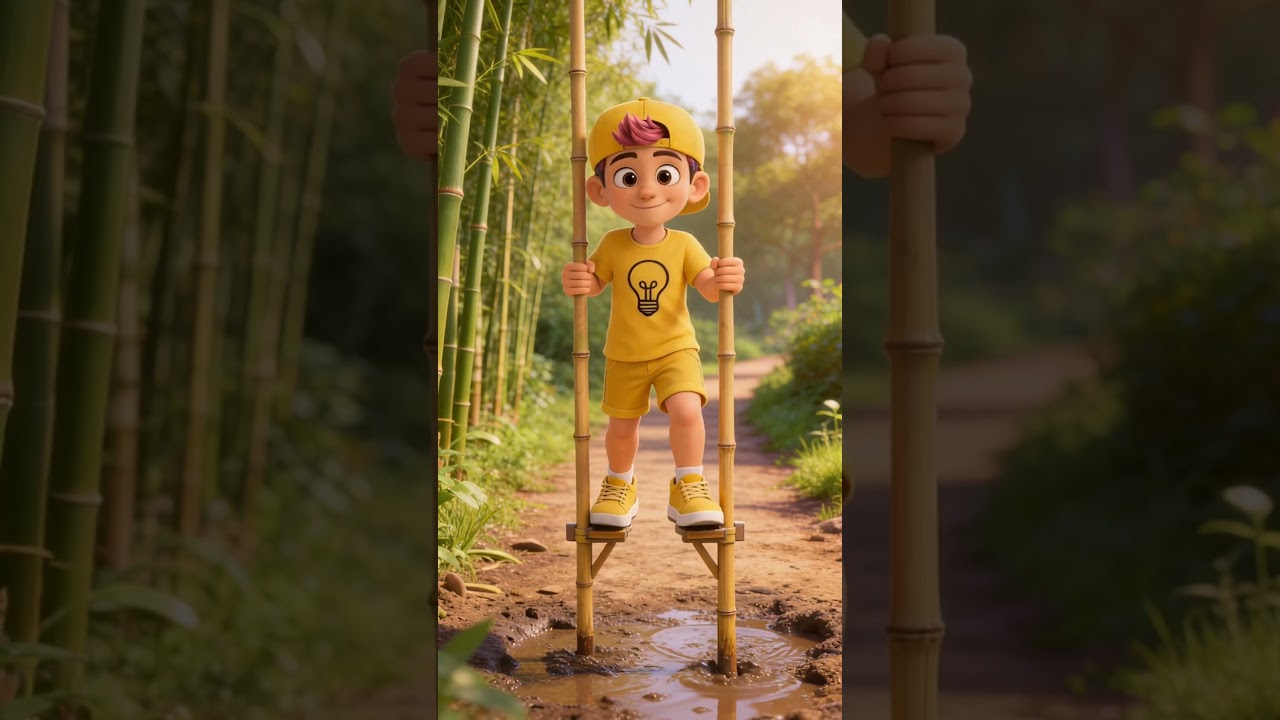 Os Pés de Bambu! 🌱😱🦶 Katlen💜 Leozin💡