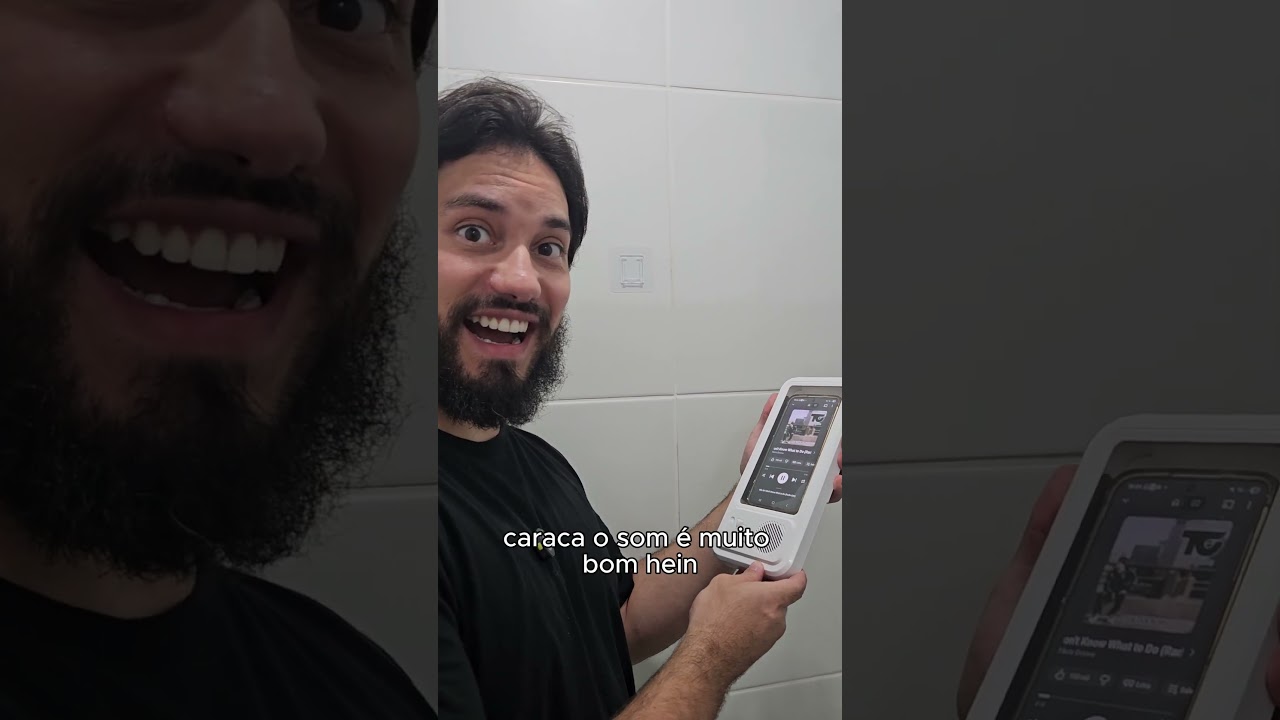 CAP 192 - Testando a Capa Resistente a Água com Auto Falante