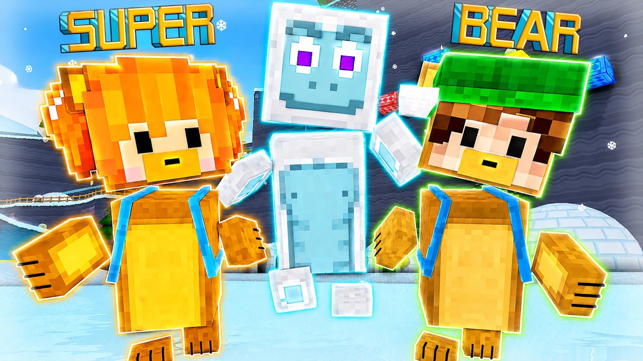 KAR VADİSİ'NE NASIL GELDİK? ❄ - SUPER BEAR Minecraft