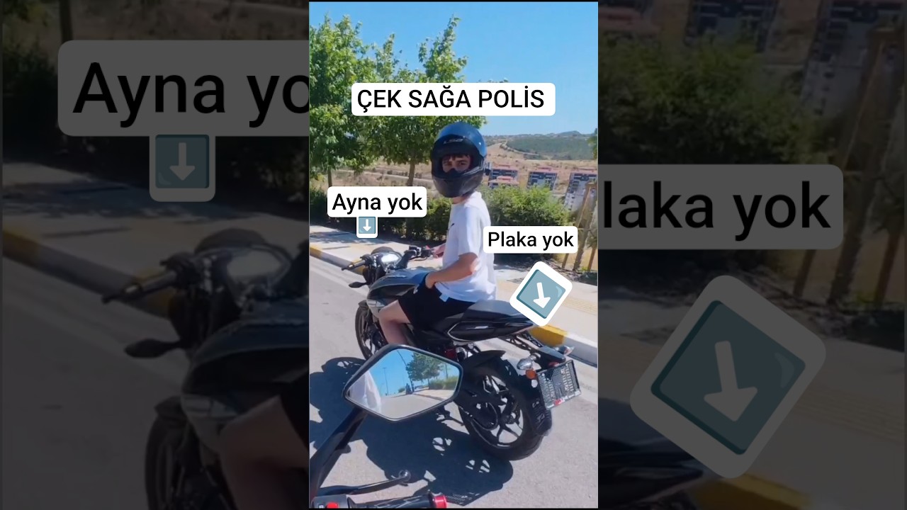 Plakası olmayan arkadaşı uyardık (plakasını düşürmüş)      #beta #yaman