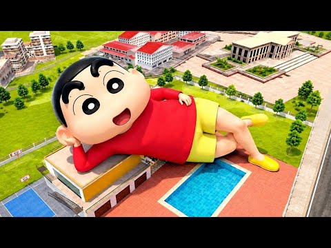Shinchan ho gaya sabse Bada 😱💥 in Indian theft aura simulator 