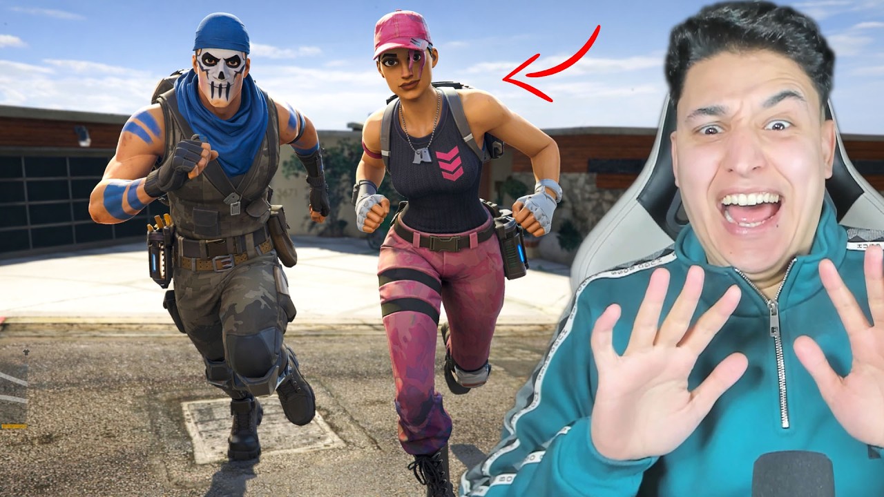 حولت فورت نايت الى لعبة قراند 5