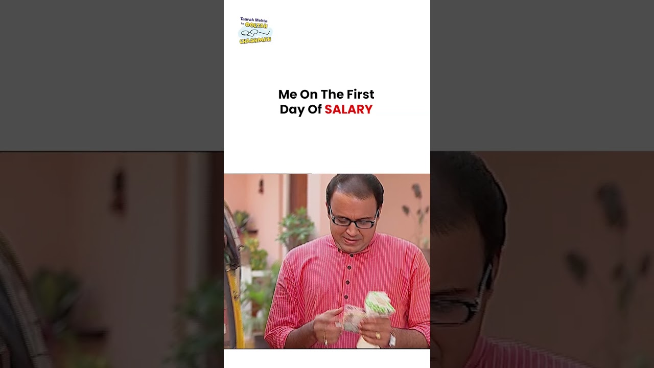 Me On The FIrst Day Of Salary ! #comedy  #tarakmehta #mumbaiindians #csk #rcb #funny