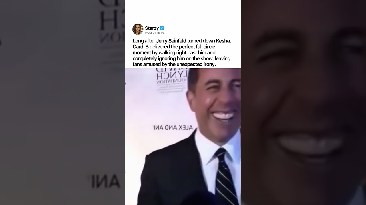JERRY SEINFELD GETS IGNORED BY CARDI B
