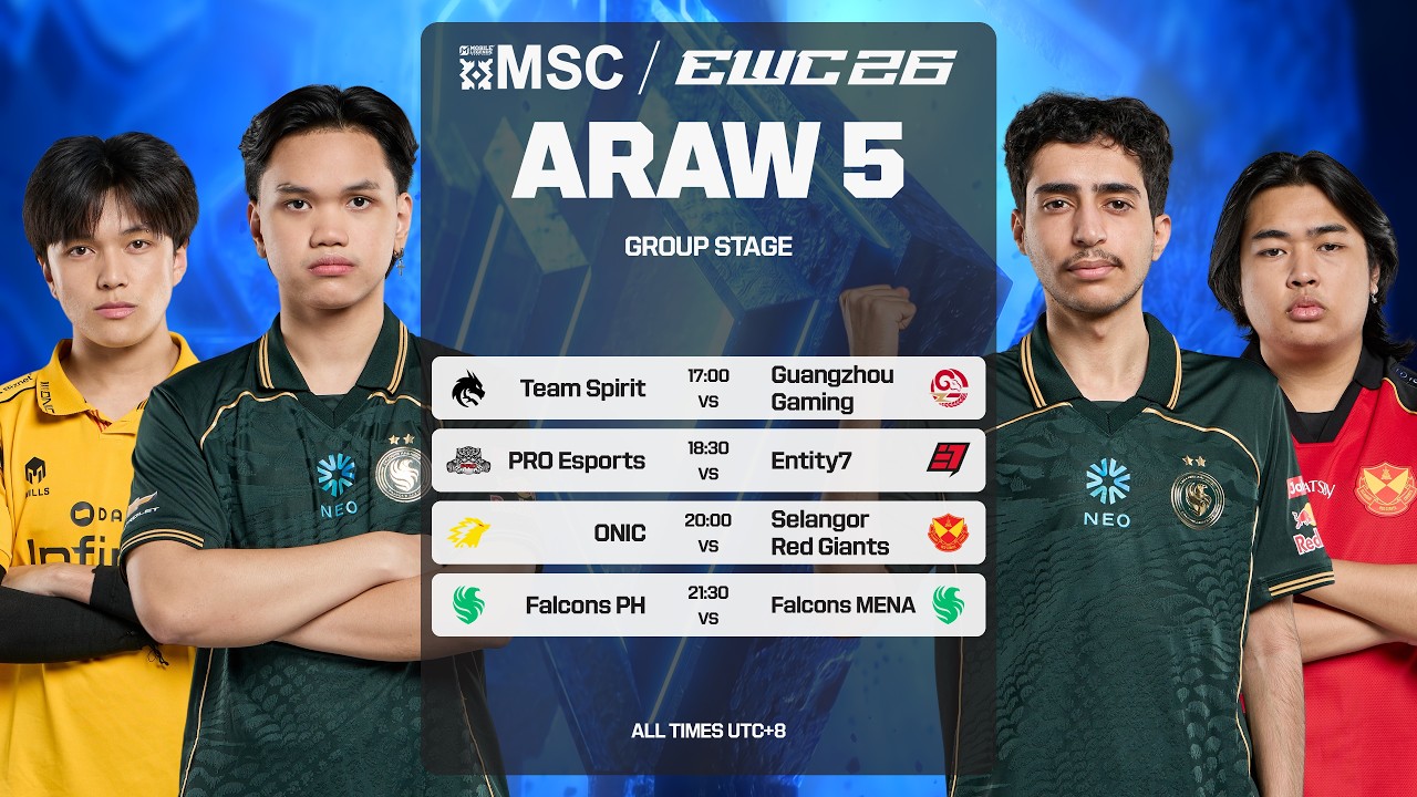 [LIVE] | MSC SA EWC Group Stage Araw 5 | (PH)
