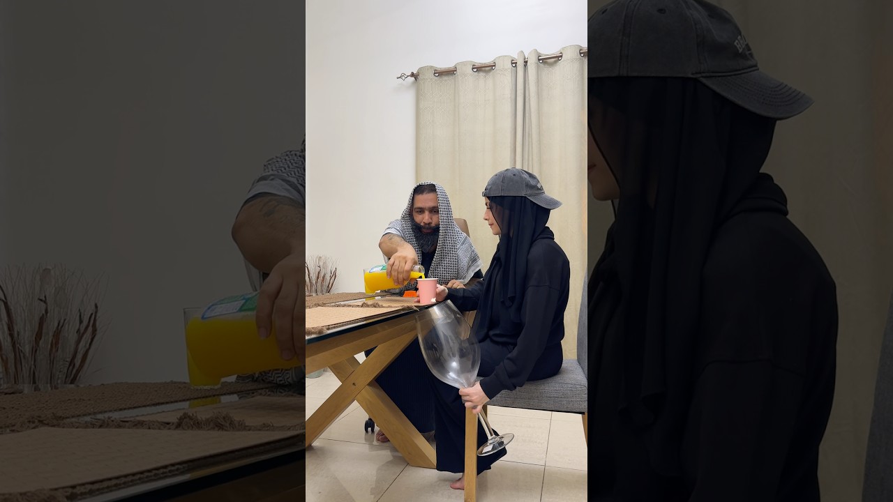 البنت بدها عصير 🤣🤣🤣 ام سيف ونانو