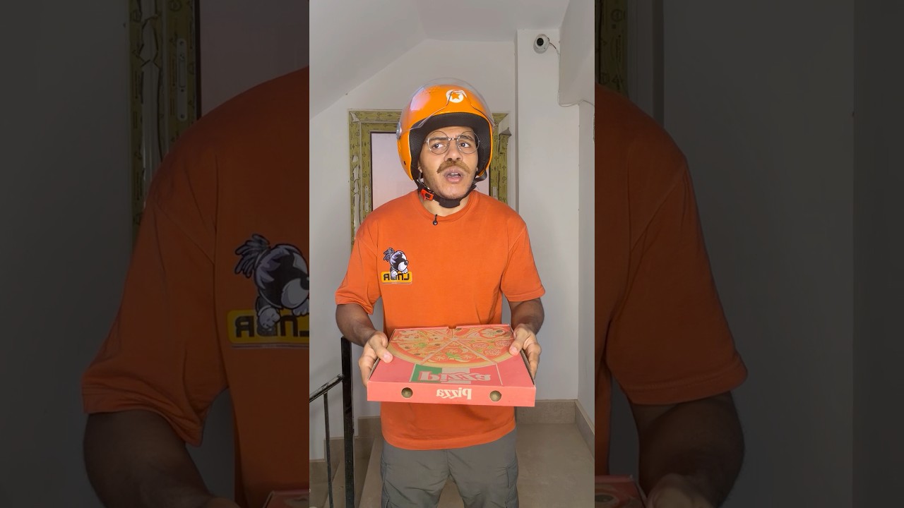 لما ابوك يطلب بيتزا وميدفعش الحساب 🍕🤣