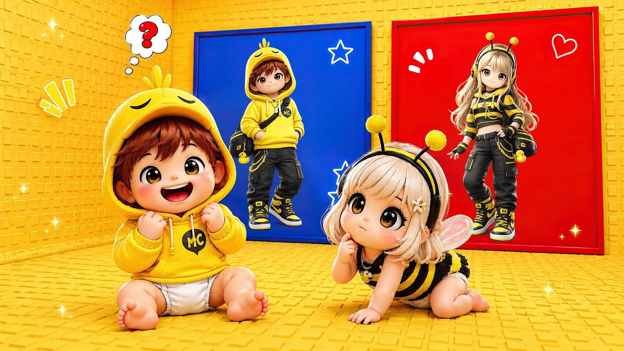 TOWER!! Aku jadi BAYI Paling GANTENG di ROBLOX!!