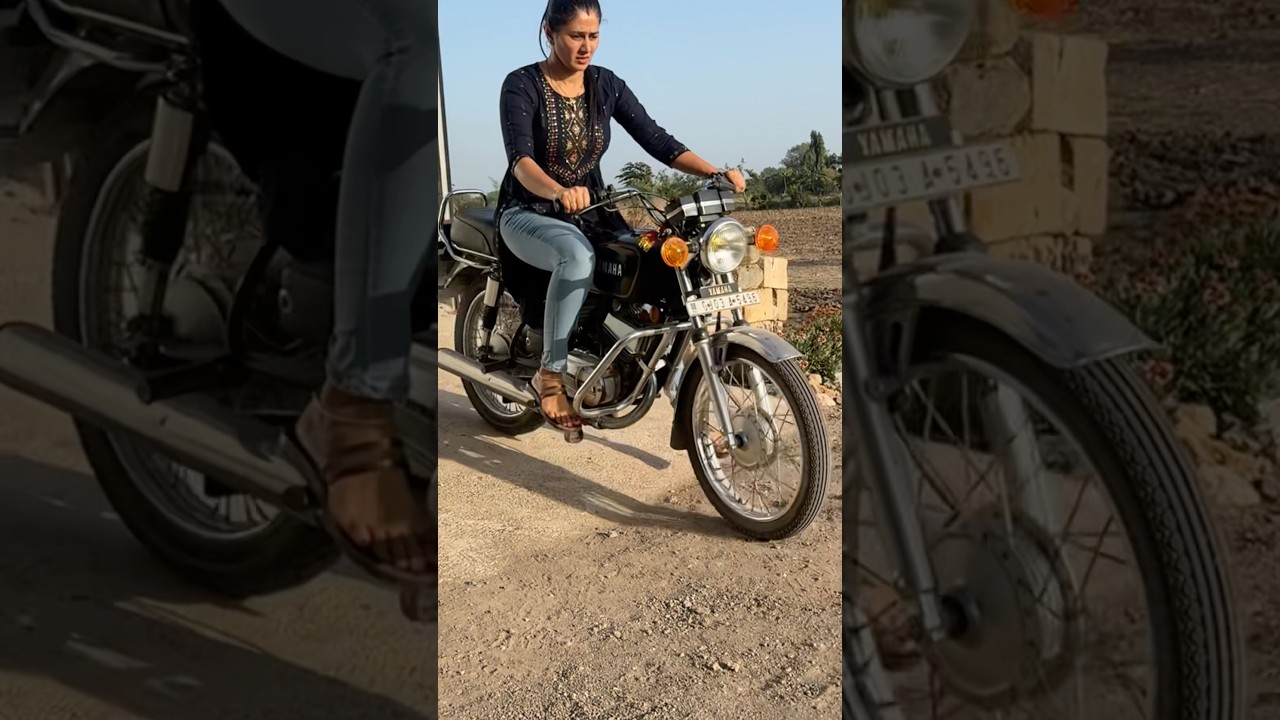 Yamaha rx100 me shiv or bharti