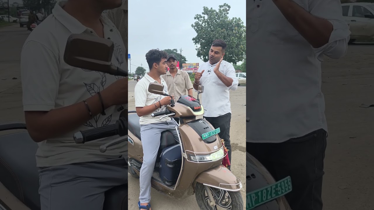 Earphone लगाकर Scooter/Bike चलाने से जुर्माना होता है क्या? 🎧  #earphone #scooter