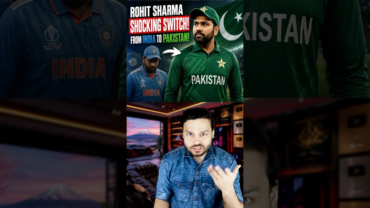 Cricket Fans SHOCKED in India! Rohit Sharma’s ‘Pakistan Deal’ - Did He JOIN Pakistan? #shorts