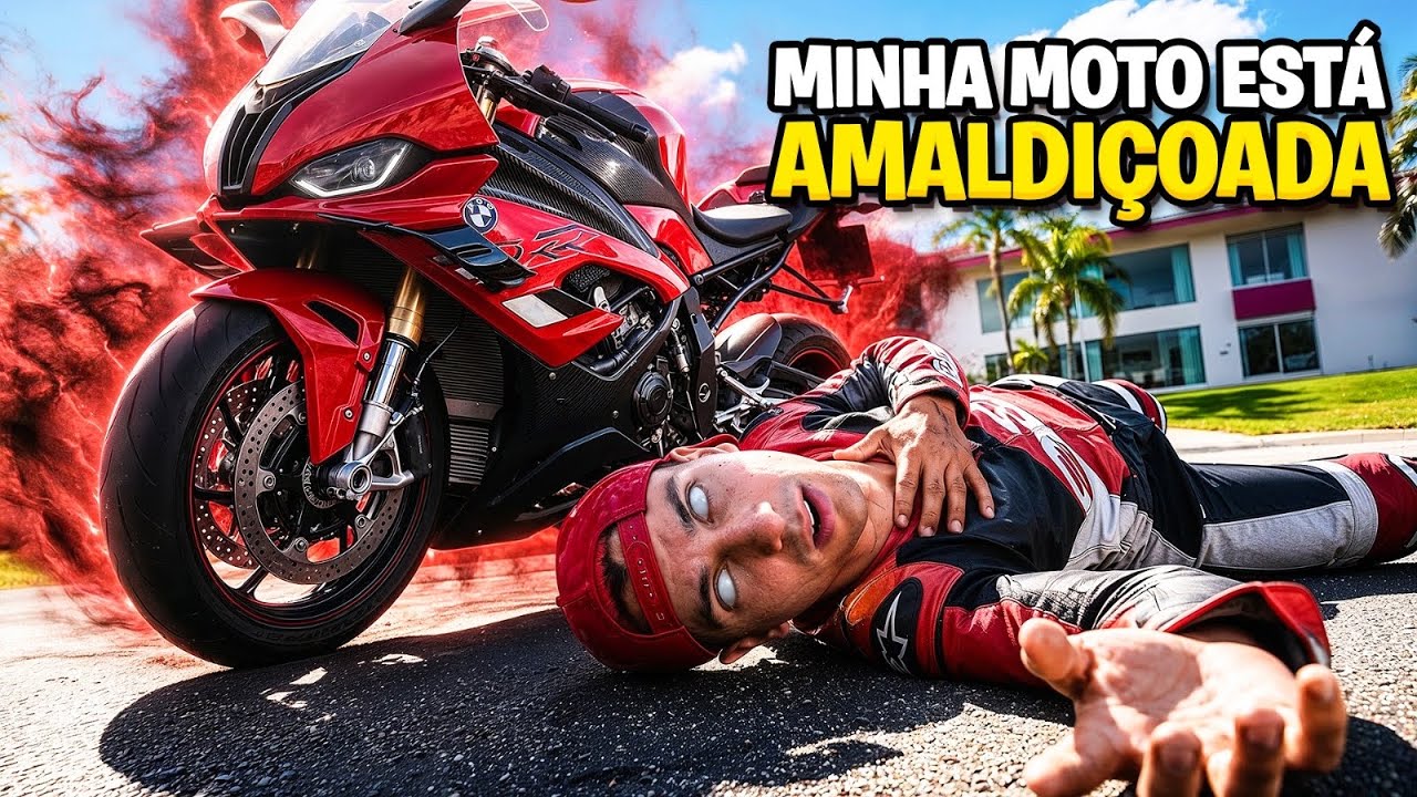 MINHA MOTO SUPER ESPORTIVA ESTA AMALDIÇOADA *Tiramos a maldição ? 