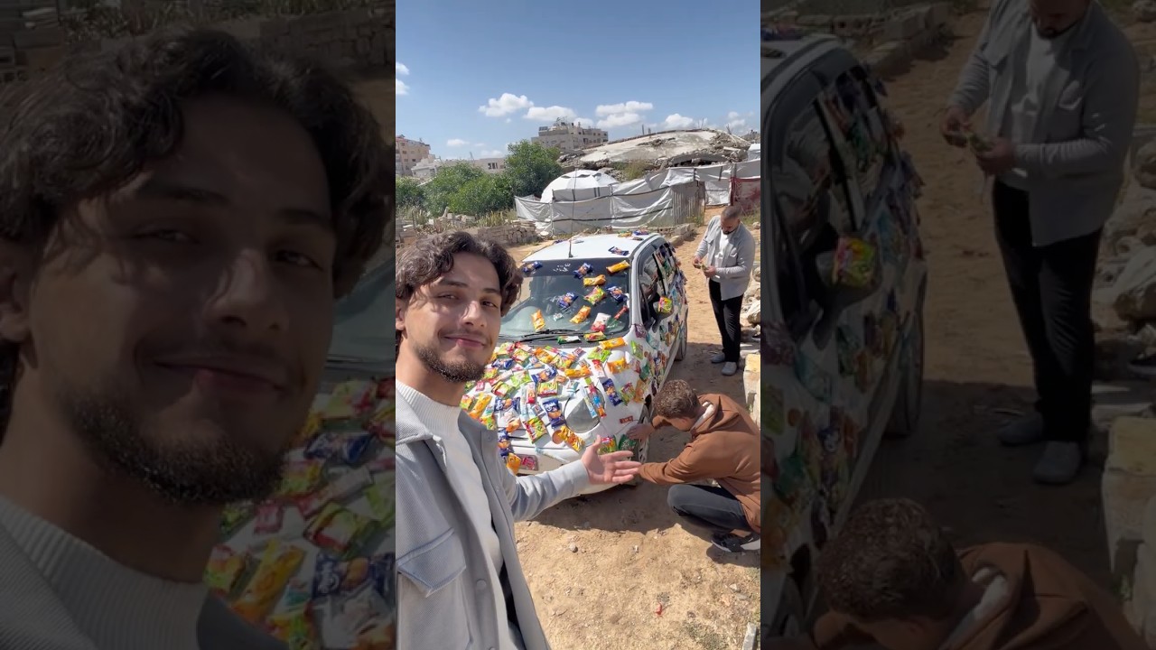 سيارة بالشكلاتة 😍❤️