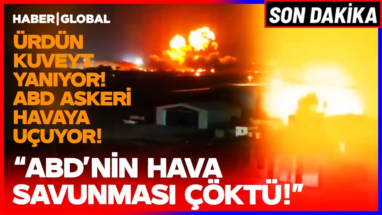 KORKUNÇ SANİYELER ABD ASKERLERİ BÖYLE HAVAYA UÇTU! İran Ürdün-Kuveyt'e Füze Yağdırıyor!