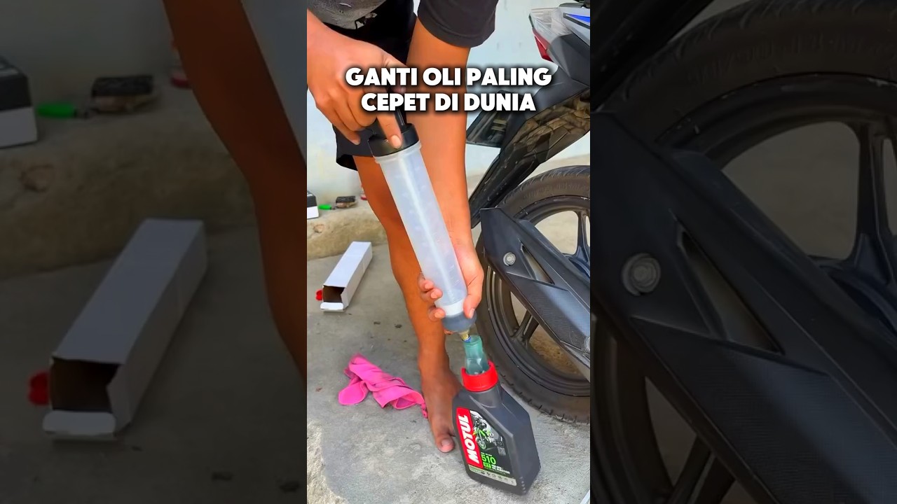 ganti oli manual🗿 #modifikasimotor #otomotif #shortvideo