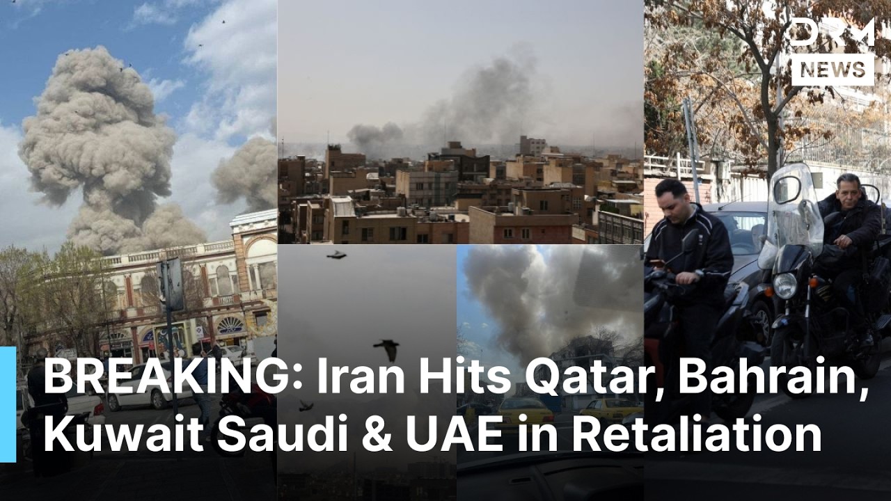 BREAKING NEWS: Iran Hits Qatar, Bahrain, Saudi Arabia, Kuwait & UAE in Retaliation | AH1B