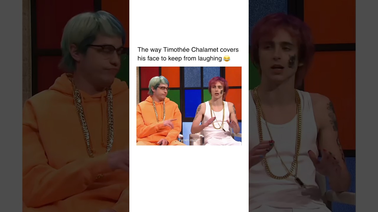 The slap was on beat 🤣 | Timothée Chalamet & Pete Davidson - Yeet Skrt