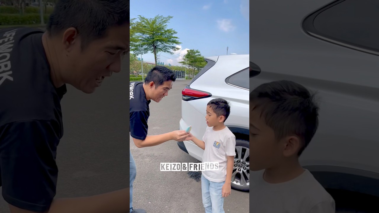 Keizo dimarahin papi makan es krim dalam mobil akhirnya⁉️