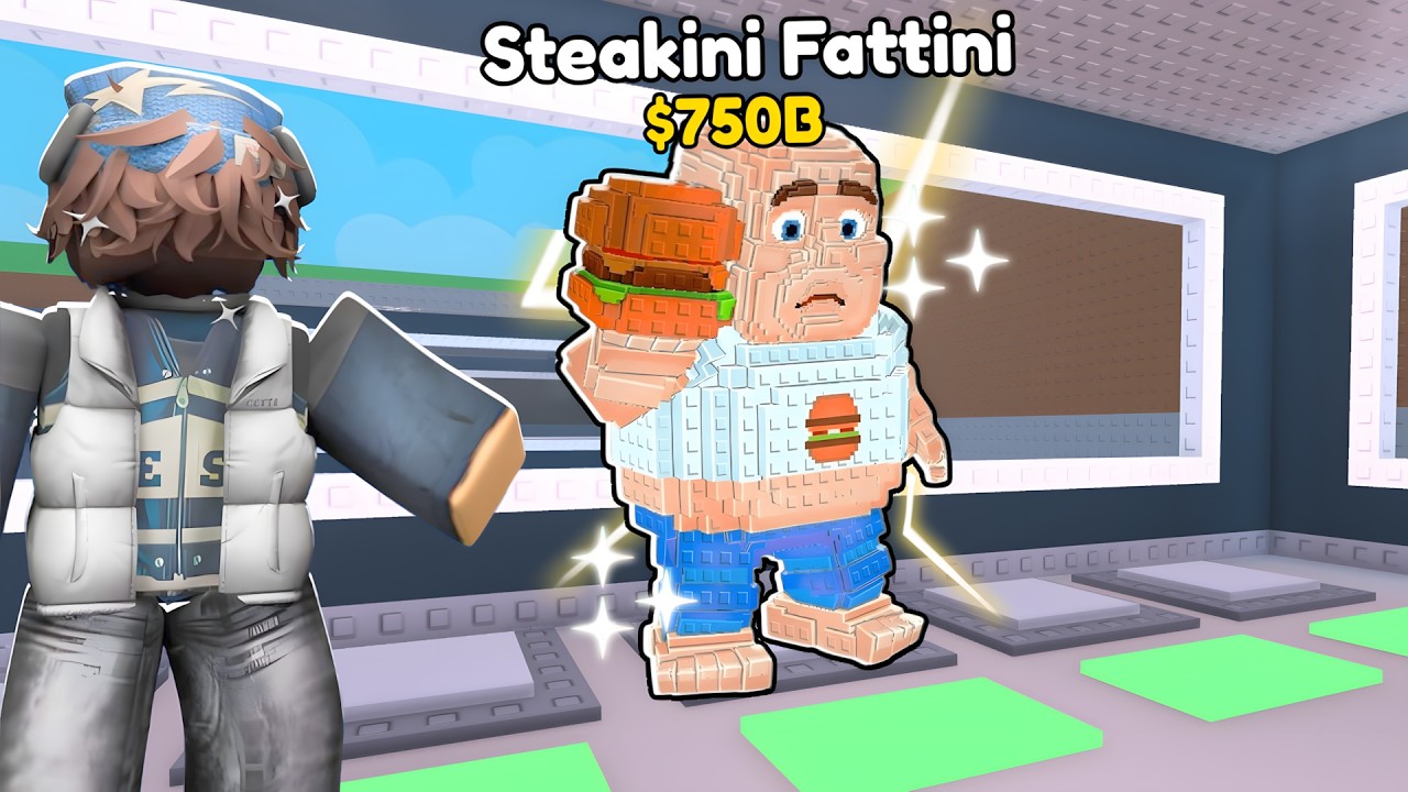 فتحت شخصيه اليوتيوبر السرية بالغلط ! Steal A Brainrot