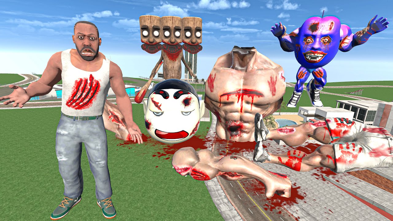 Franklin Found Strongest Shinchan Body Parts In Indian Bike Driving 3d