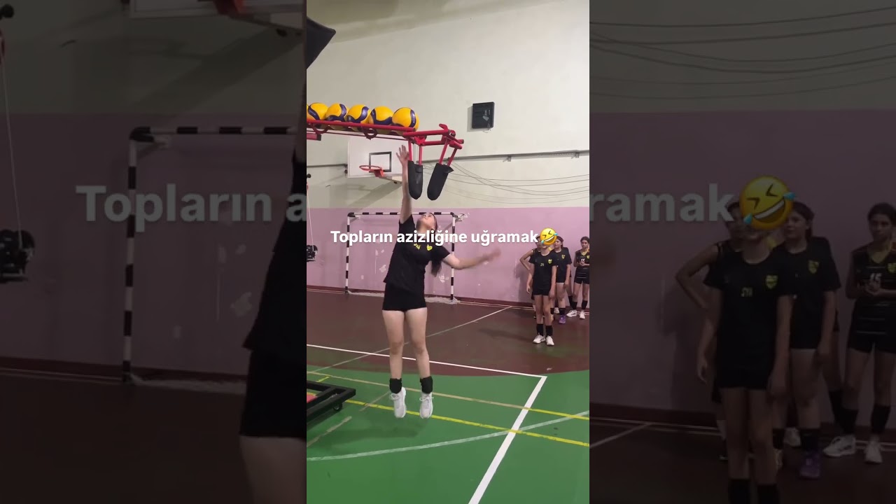 Antrenmanda Bizim Şansızlık 😀🏐 #volleyball #voleybol