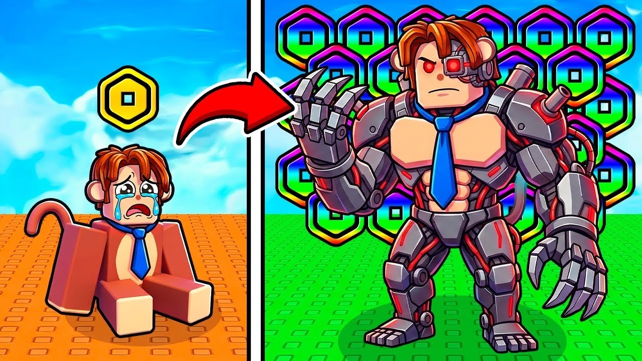 MACACO COM ROBUX INFINITO🐒